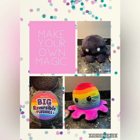Reversible Big Octopus Plushie - Picture 1 of 15